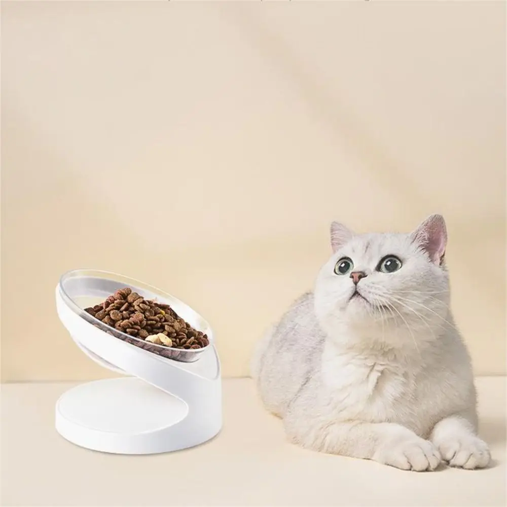 

Пластиковая миска для питомцев, прозрачная, с подставкой для наклона