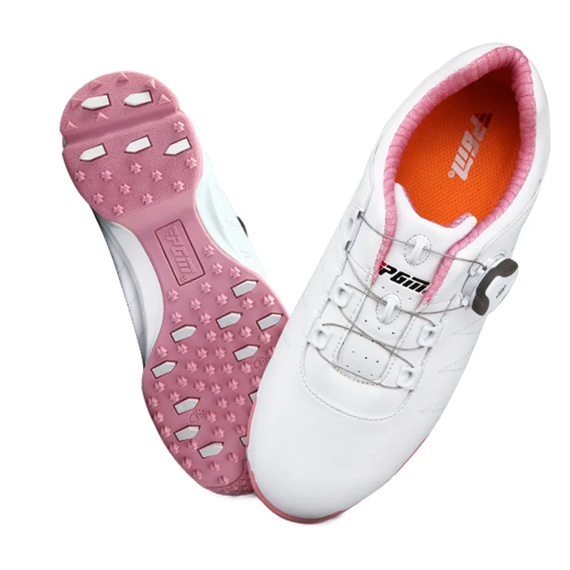 PGM Golf Shoes Women Waterproof Non-slip Microfiber Material Golf Sports Shoes