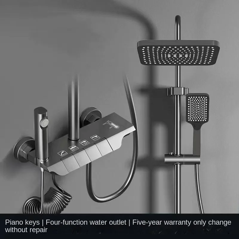 Дождевой душ бытовой универсальный набор цифровой дисплей постоянная