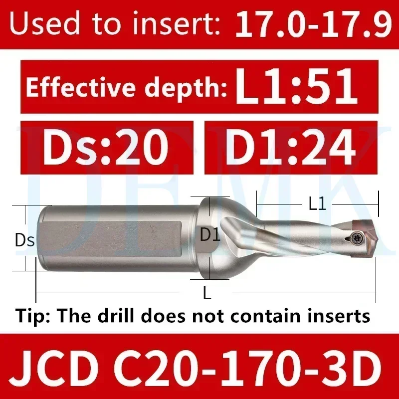 

Сверло JCD 10-25 мм для вставки HCD DEMK