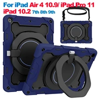 for ipad 10 2 789th pro11 air4 10 9 shockproof full body kids children safe case drop resistance rotatable tablet rotation stand