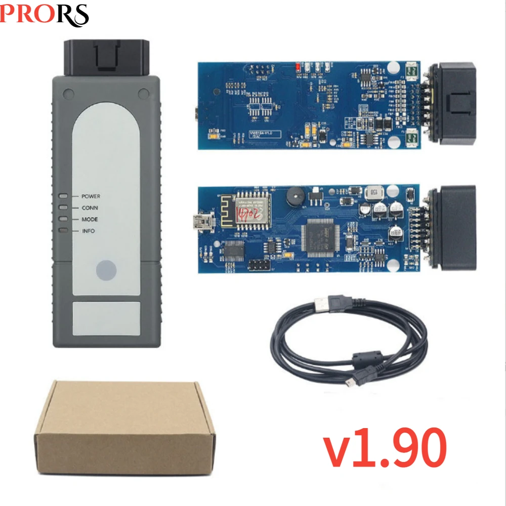 Wi-Fi VAS6154 ODIS прошивка версия 1,9 Прошивка может быть обновлена поддержка WIN10 диагностика неисправности автомобиля полный чип UDS поддержка GEKO