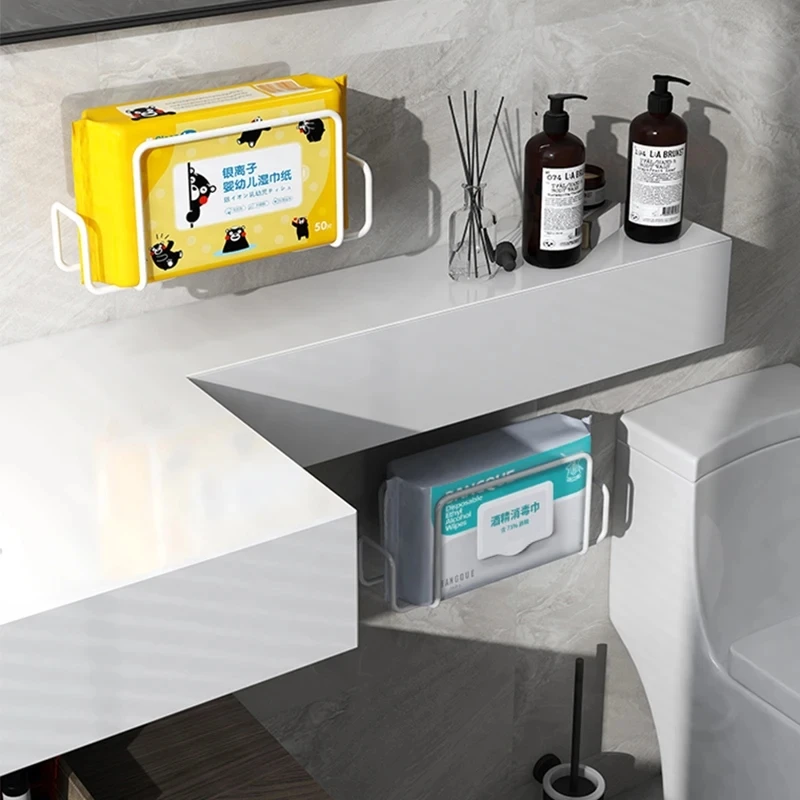 Держатель для детских влажных салфеток полка хранения туалетных настенное