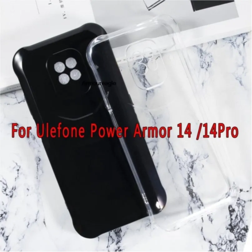 Чехол guard on для ulefone power armor 14 чехол funda Силиконовая задняя мягкая ТПУ пудинг 14Pro