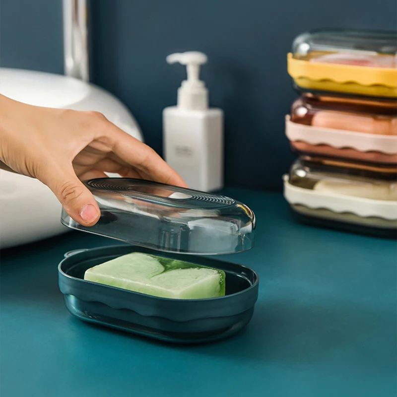 

Travel Waterproof Soap Dish Portable Soap Case Holder Quick Drying Sealed Soap Container Box Creative Bathroom Home Accessories