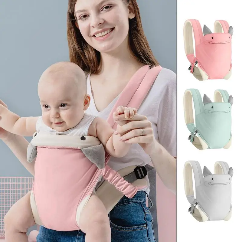 Newborn Wrap Sling Ergonomic Adjustable Toddler Hiking Backpack Breathable Toddler Carrying Shoulder Strap For Kids Girls Boys