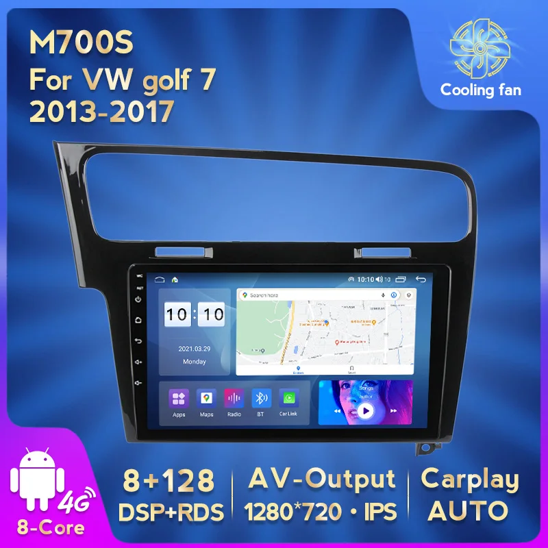 

Автомобильный мультимедийный GPS-навигатор, автомагнитола на Android 11 для Volkswagen Golf 7 2013-2017, 8-ядерный процессор, встроенный Carplay, автомобильный Wi-Fi DSP, без DVD