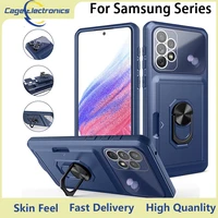 for samsung s22 a13 a33 a53 a73 a12 m12 a32 a52 a72 plus 4g 5g ultra lte rear wallet credit card holder phone case cover