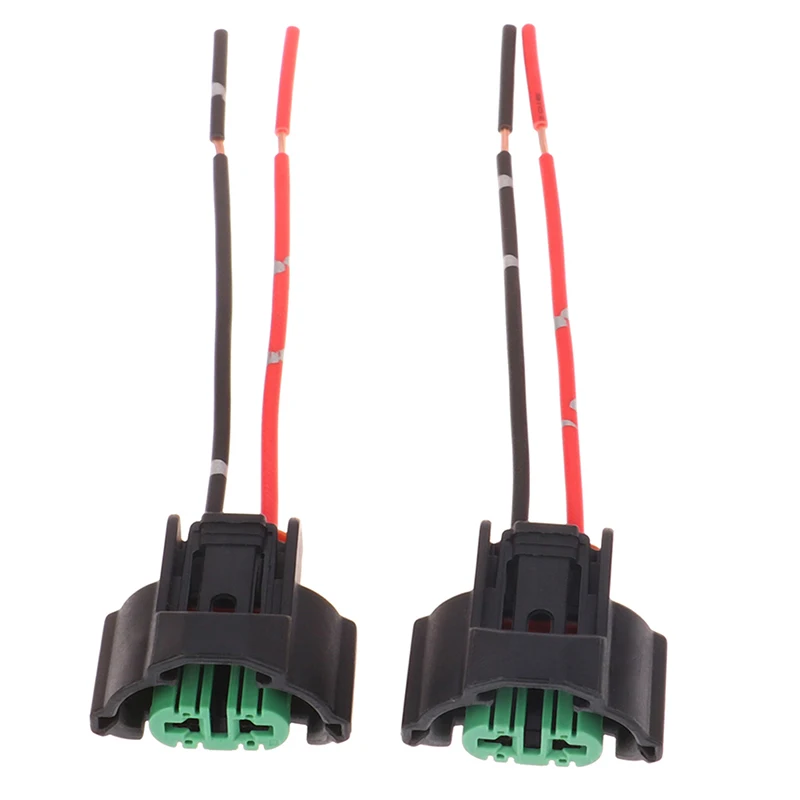 

2Pcs H11 Female Connector Adapter Wiring Harness Socket Car Cable Plug Adapter for H11 H8 H9 Foglight Head Light