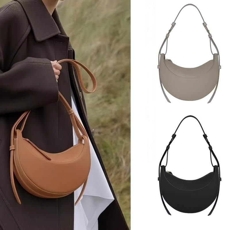 Новая популярная женская сумка в форме полумесяца Polen седельная французская