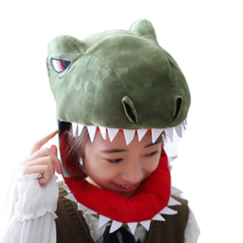 

Japanese Cartoon Dinosaur Cap Mask Adult Kids Halloween Party Cosplay Acces