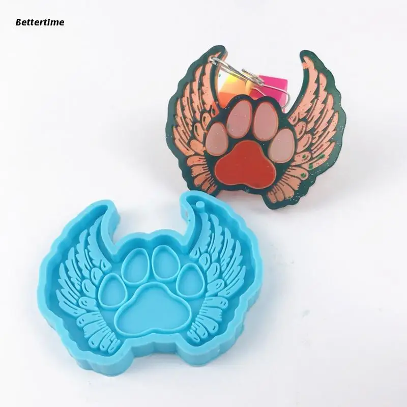 

B36D 4 шт. блестящие строительные брелки, силиконовое украшение для рукоделия