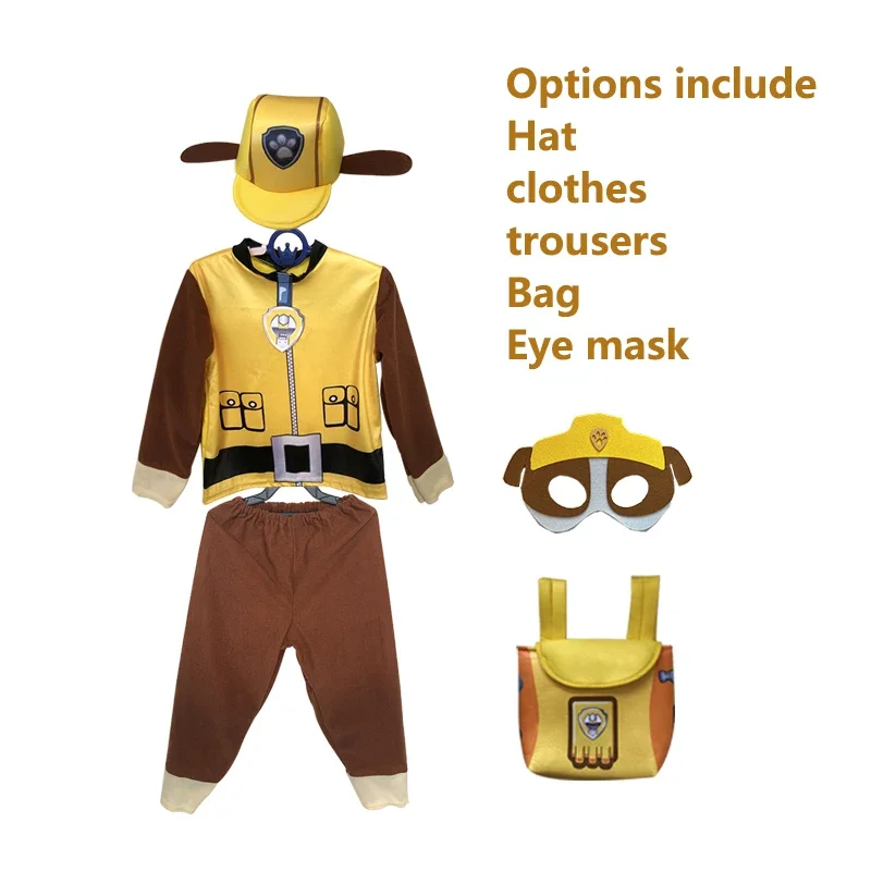 2200 Рождество Новый год PAW Patrol аниме детский костюм Rubble вечерние костюмы для