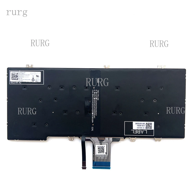 Фото Новая американская клавиатура с подсветкой, совместимая с Dell Latitude 7300 5300 5310 2in1 5GJY7 08GDY7 №2