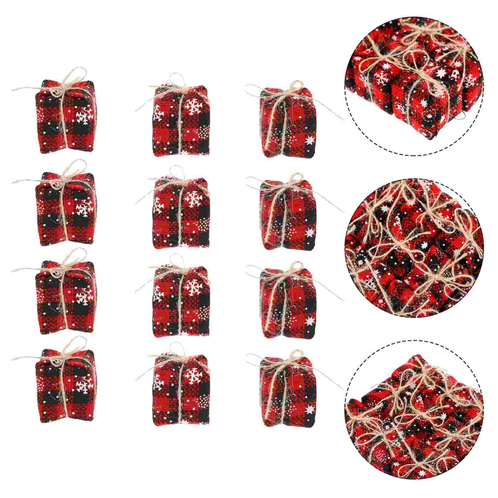 

12pcs Christmas Tree Pendant Sturdy Premium Prime Ornament for Christmas Home