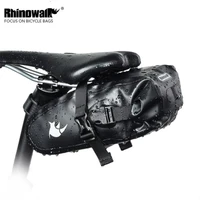 rhinowalk waterproof cycling bags reflective large capacity bicycle trunk pannier bicycle saddle bag rear bag mtb accessories