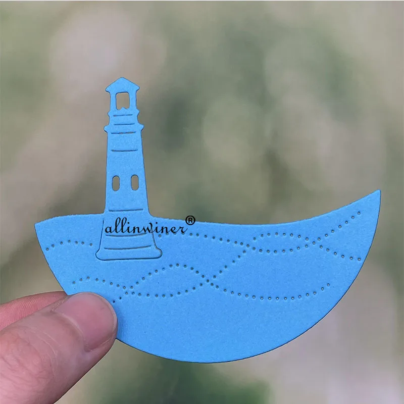 

Sea lighthouse decoration DIY Craft Metal Cutting Die Scrapbook Embossed Paper Card Album Craft Template Stencil Dies