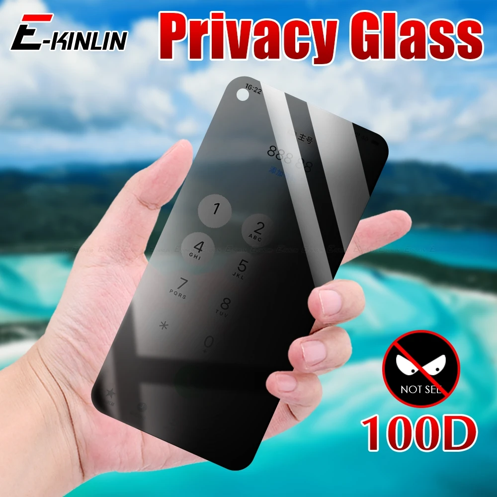 

Privacy Screen Protector Film For OPPO A16e A76 A33 A32 A35 A16K A72 A15 A15s A73 A74 A12e A11 A12 Anti-Spy Tempered Glass Cover
