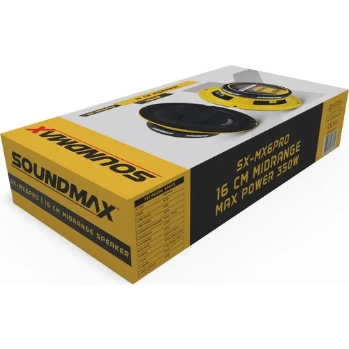 Soundmax SX-MX6PRO 16 см 350 Вт новый серийный автомобильный динамик