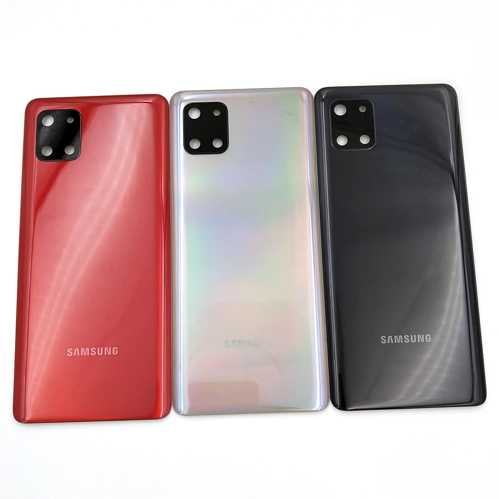 Стеклянная задняя крышка батарейного отсека для Samsung Galaxy Note 10 lite запасные части