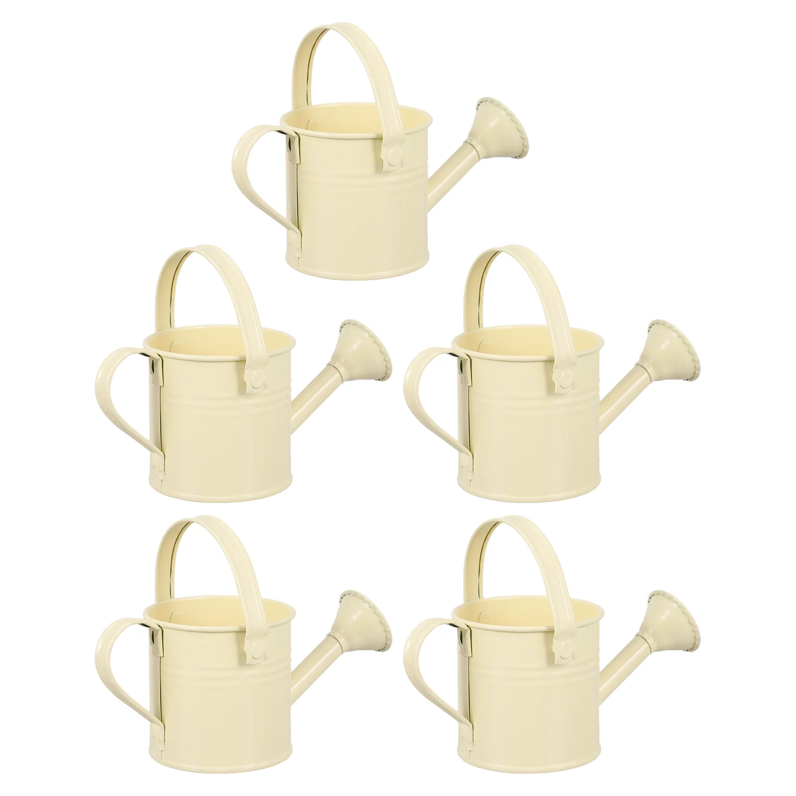 

5 Pcs Tin Watering Can Irrigation Tool Pot Kettle Mini Water Kettles Flowers French Gardening Iron Horticulture Child