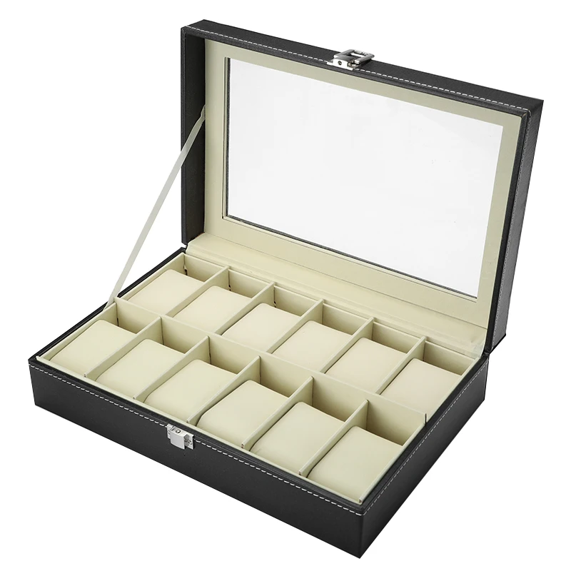 Display Case Holder Black Storage Box  Organizer For Men & Women Best Gift Box