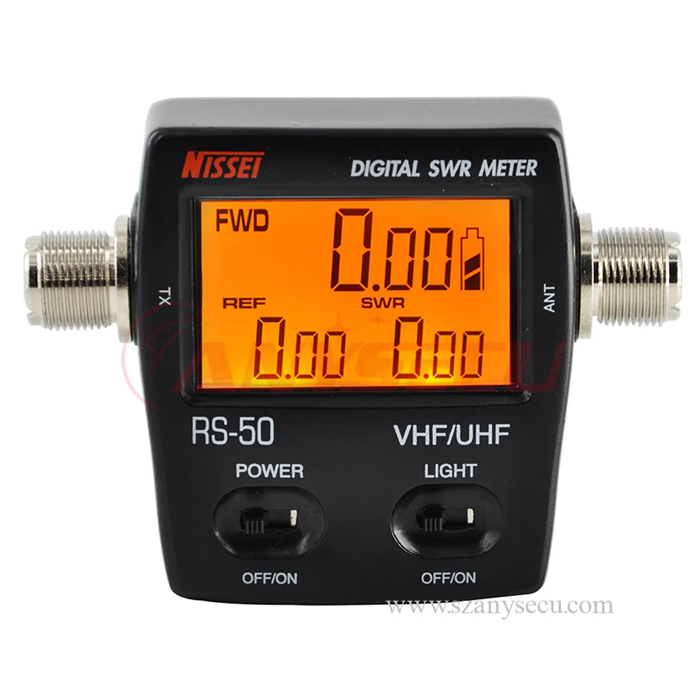 

125-525 МГц UHF/VHF, соединитель типа M для радиостанции TYT Baofeng walkie talkie, NISSEl RS-50 Digital SWR & измеритель мощности
