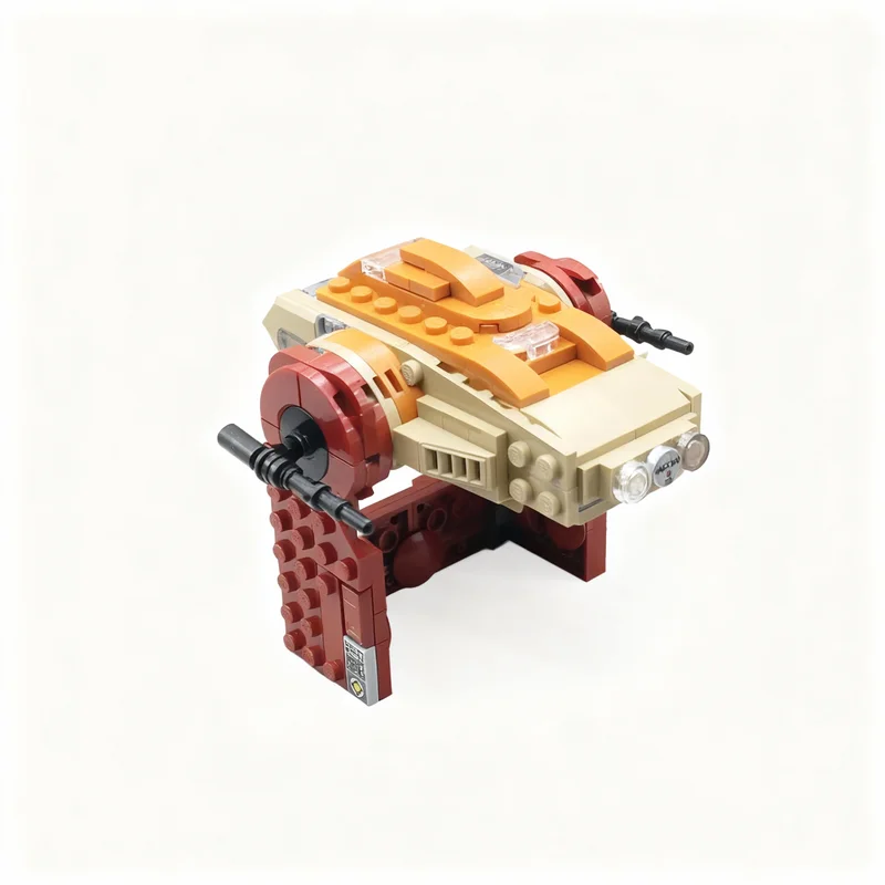 Фото 197 деталей MOC Star Battle Armored Sentinel Transport AST-5, модель из строительных блоков, архитектурный конструктор, креативная коллекция, 3D подарок на день рождения №2