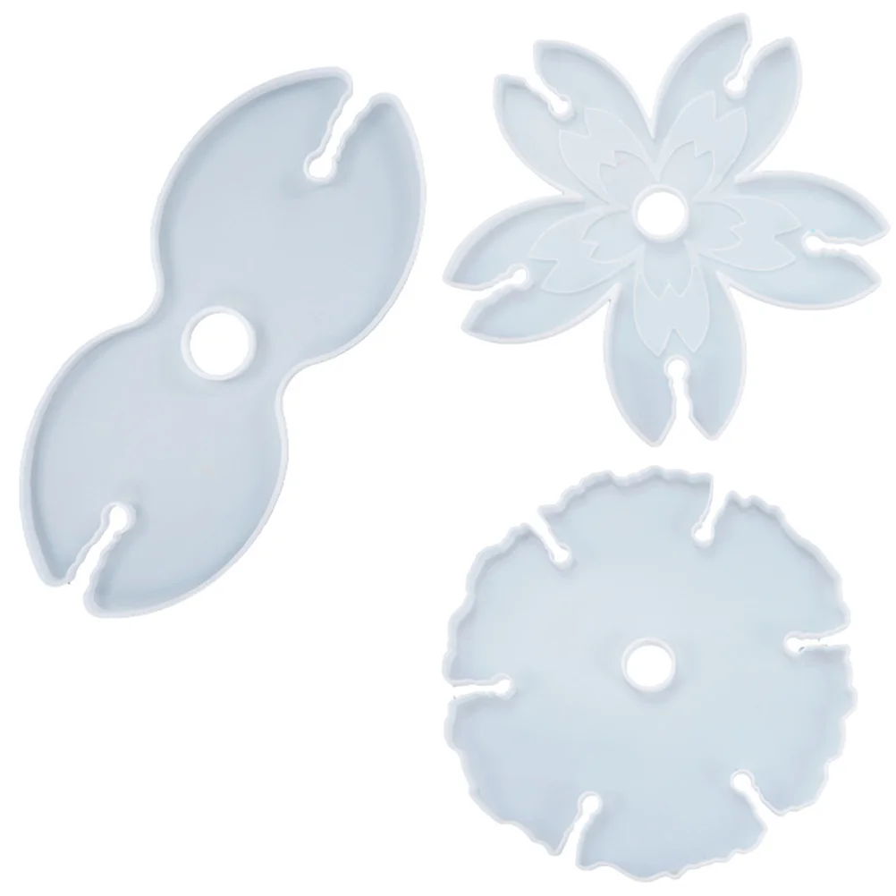 

Resin Molds Coaster Moldsilicone Casting Rack Craft Making Epoxy Manual Holder Diy Glasses Tray