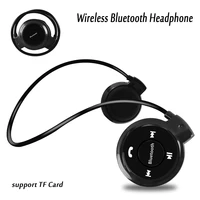 mini bluetooth headphone sport mp3 player fm radio microphone wireless headset support tf card headband earphone for phone
