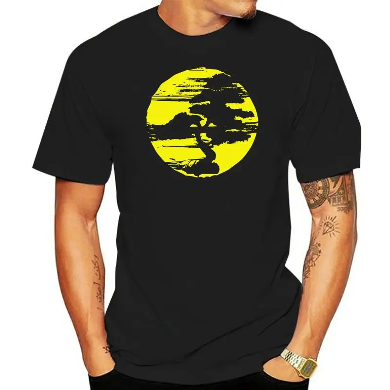 Men T Shirt Japanese Pocket Bonsai Tree Sun Women T-Shirt