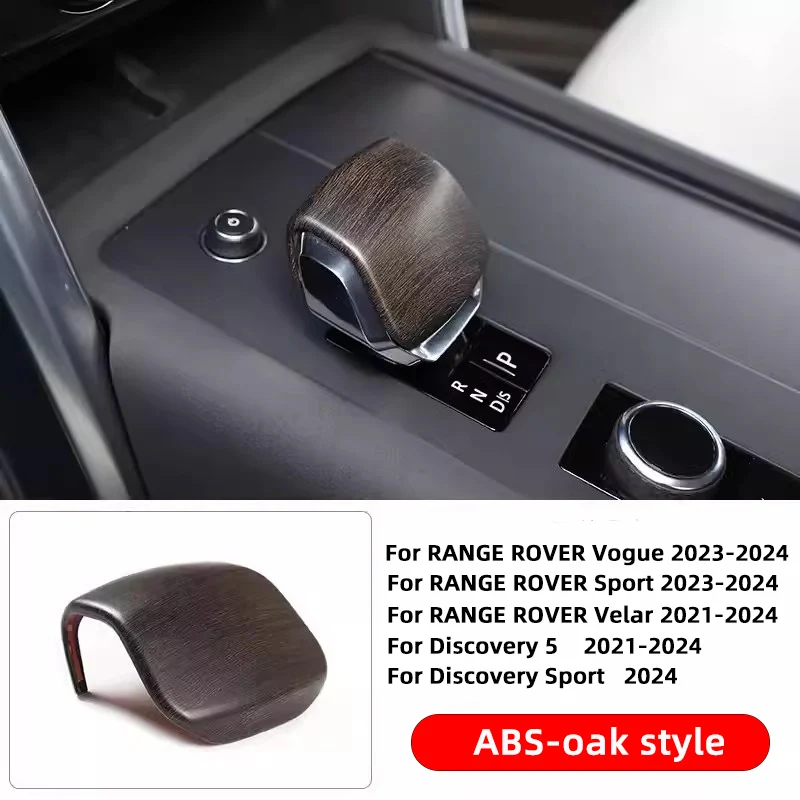 

Углеродное волокно для Discovery 5 Landrover Range Rover Sport Vouge Velar 2024, пластиковая крышка переключения передач, накладка на головку, отделка, автомобильный аксессуар