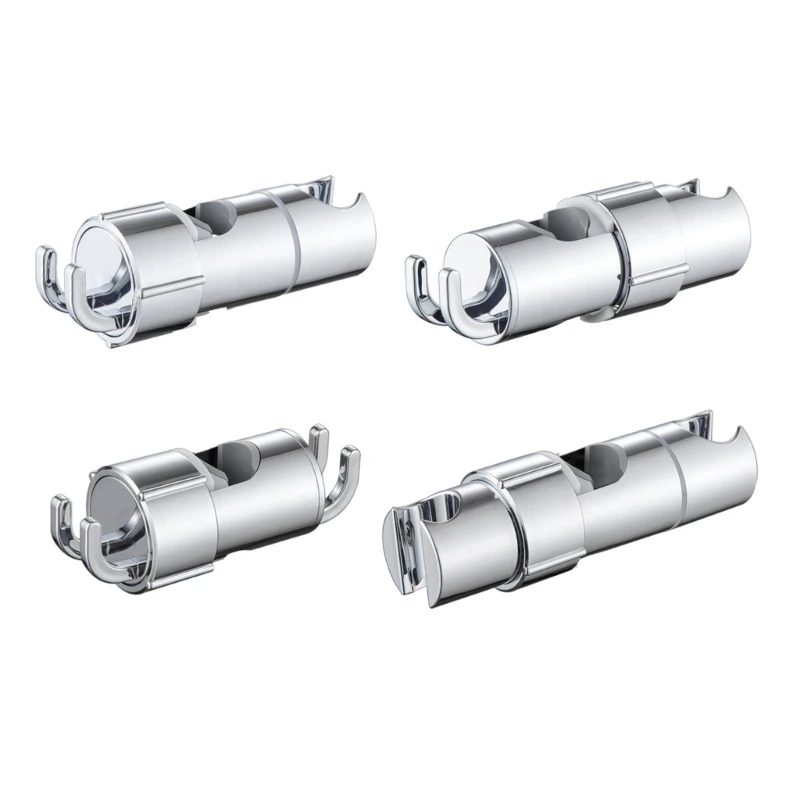 

652F Double Hook Shower Head Bracket Durable ABS Shower Holder for 19-22mm Diameter