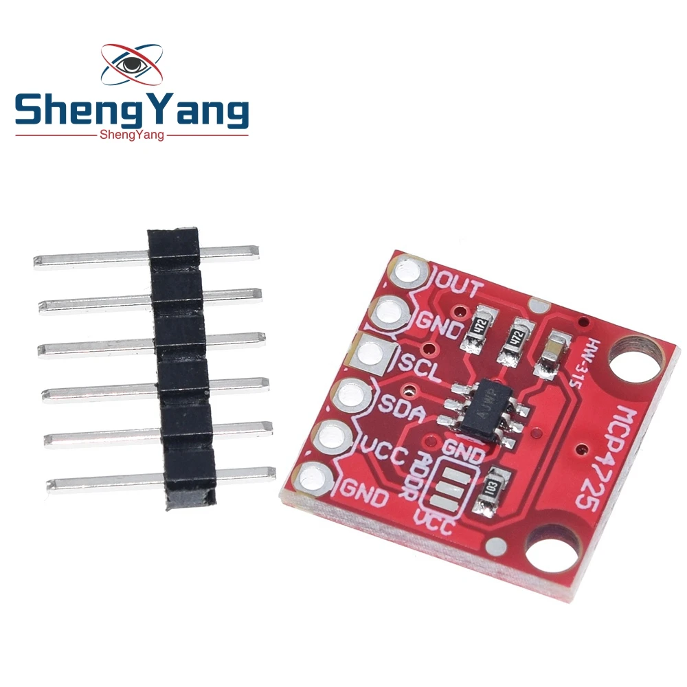 1 шт./лот ShengYang MCP4725 I2C DAC модульная макетная плата