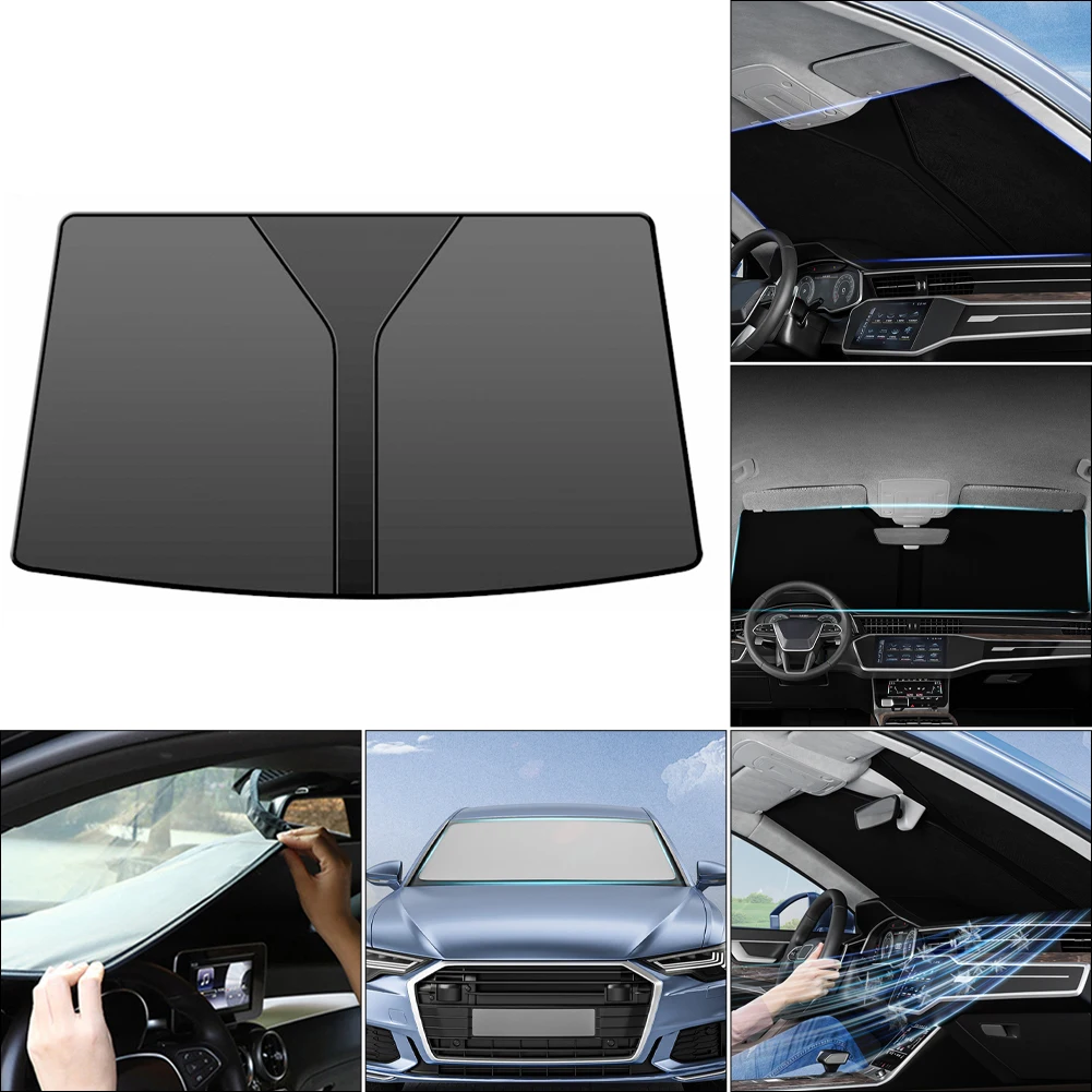 

Car Sun Shade Protector Parasol Auto Front Window Sunshade Covers Sun Protector Interior Windshield Protection Car Accessories