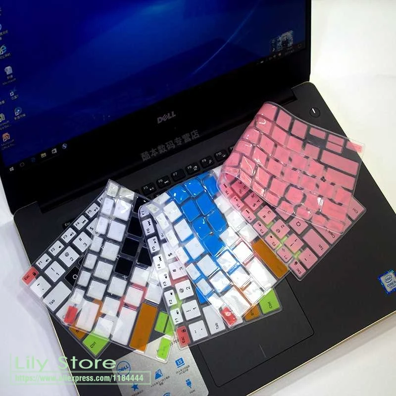 Чехол для ноутбука Dell XPS 15 7590 2020 / 9570 9560 9550 6 дюйма TPU/силиконовый чехол клавиатуры -