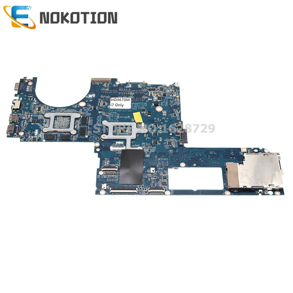 Материнская плата NOKOTION для ноутбука DELL Studio XPS 1645 1647 дюйма HD4670M графическая карта