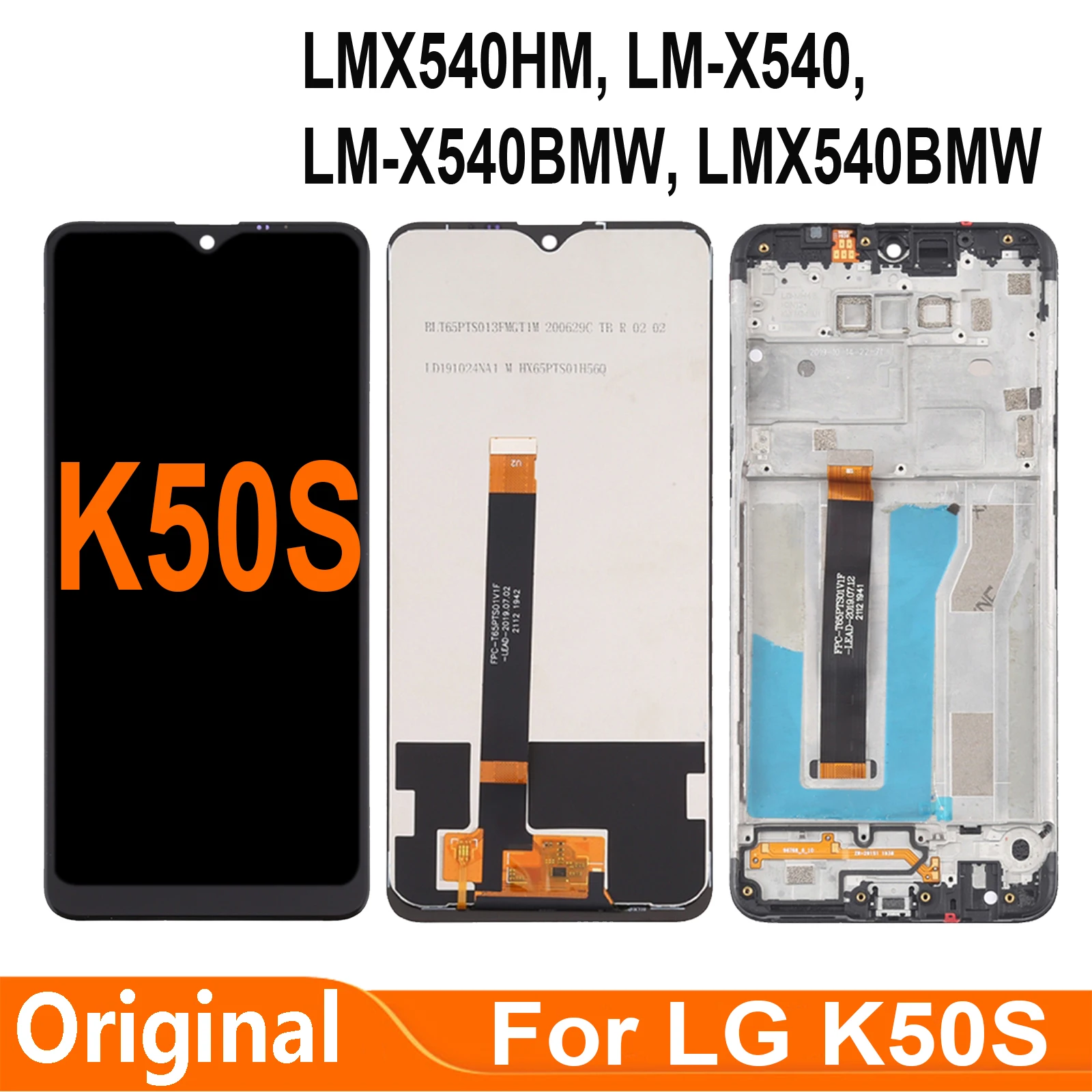 Оригинальный дисплей для LG K50S LMX540HM LM-X540 LMX540BMW, запчасти для ремонта ЖК-дисплея