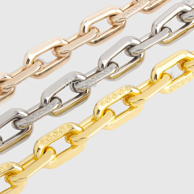 30-60-100-120cm 19mm Metal Bag Chain O Ring Luxury Bags For Handbags Shoulder Purse Crossbody Strap DIY Replacement Accessories