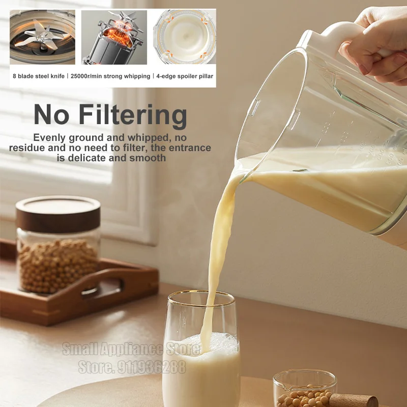 OIDIRE 1200 мл машина для приготовления соевого молока блендеры соевых бобов кухни