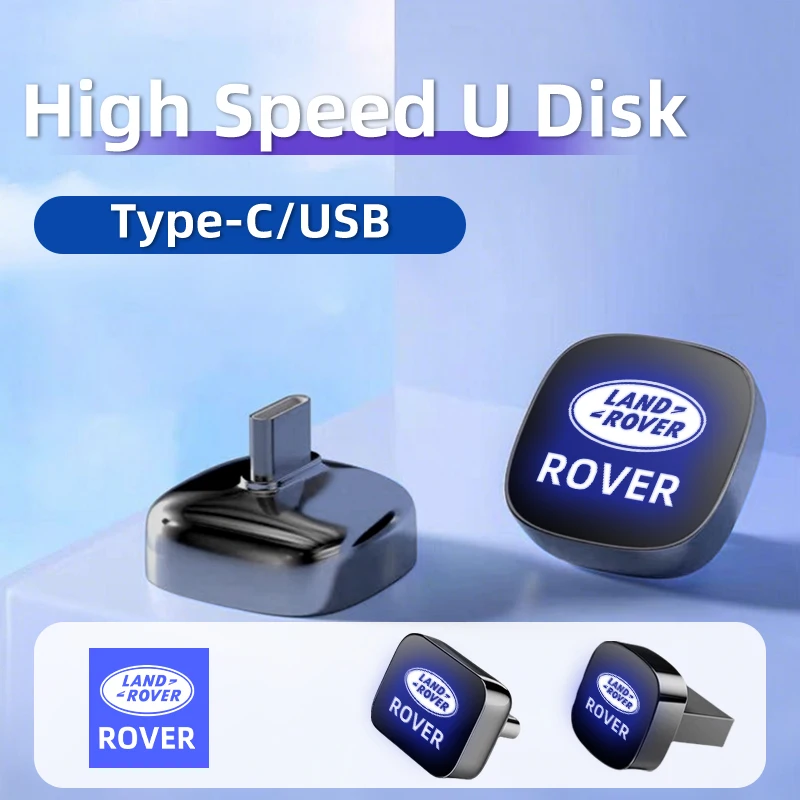 Фото Автомобильные аксессуары: Металлическая USB-флешка Type-C для хранения музыки для Land Rover Freelander 2 L2 LF, Discovery 3 4 L319 L462 №3