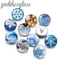 new winter snowflake vanishing christmas 10pcs mix round 12mm18mm snap buttons for 12mm18mm snap jewelry diy findings