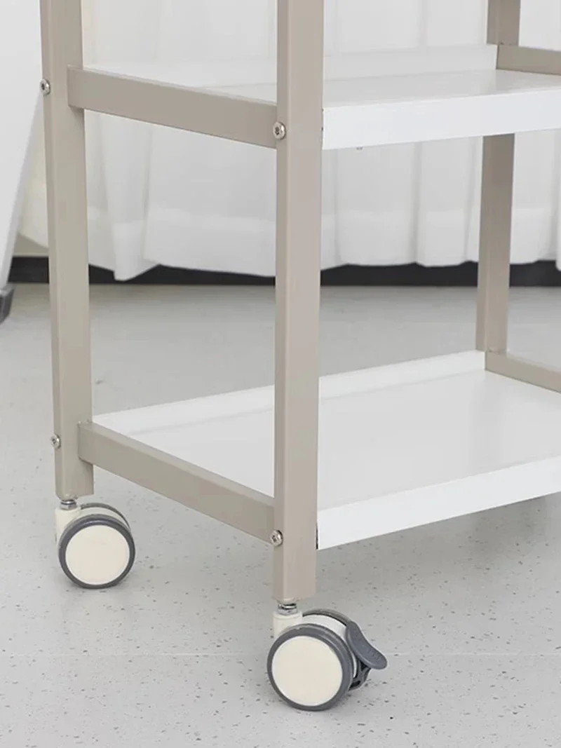 Многофункциональная тележка для салона красоты парикмахерской с колесами и