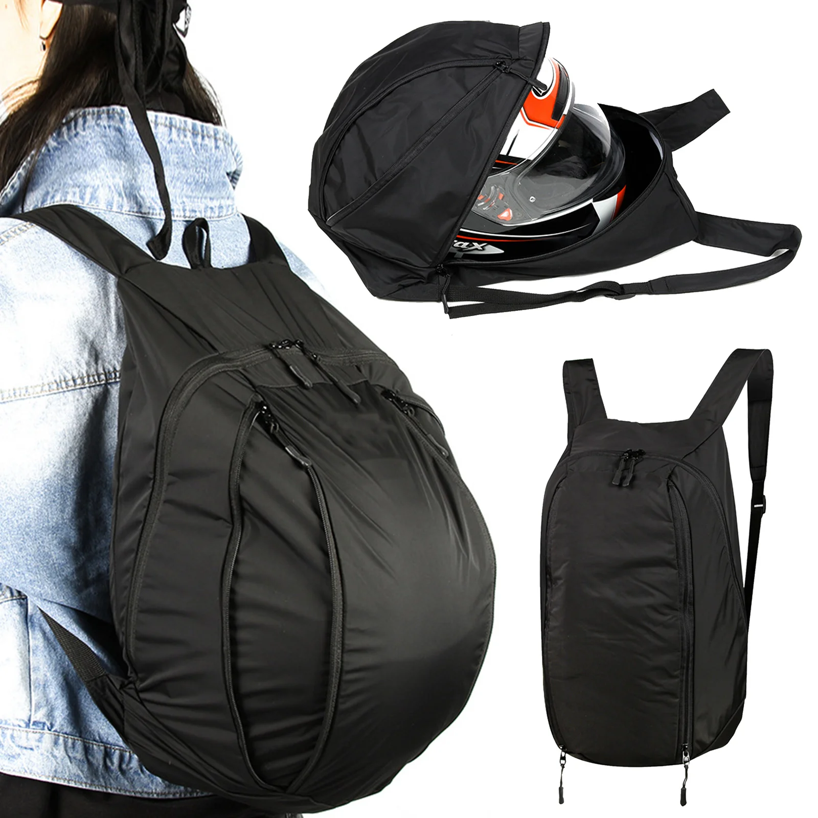 Bags 20-28l Expandable Backpack Helmet Large Capacity Waterp