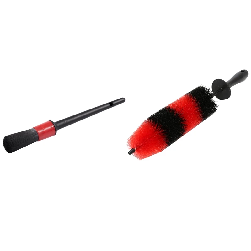 

Щетка для детали (набор из 5 шт.), Набор Щеток Для автодетейлинга с щеткой для чистки автомобильных шин, щетка для деталей обода, длина 17 дюймо...