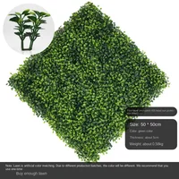 10pcs 20cmx25cm Artificial Plants Grass Wall Backdrop Panels  UV Protected Greenery for Outdoor Garden Wall Decor Home Decor