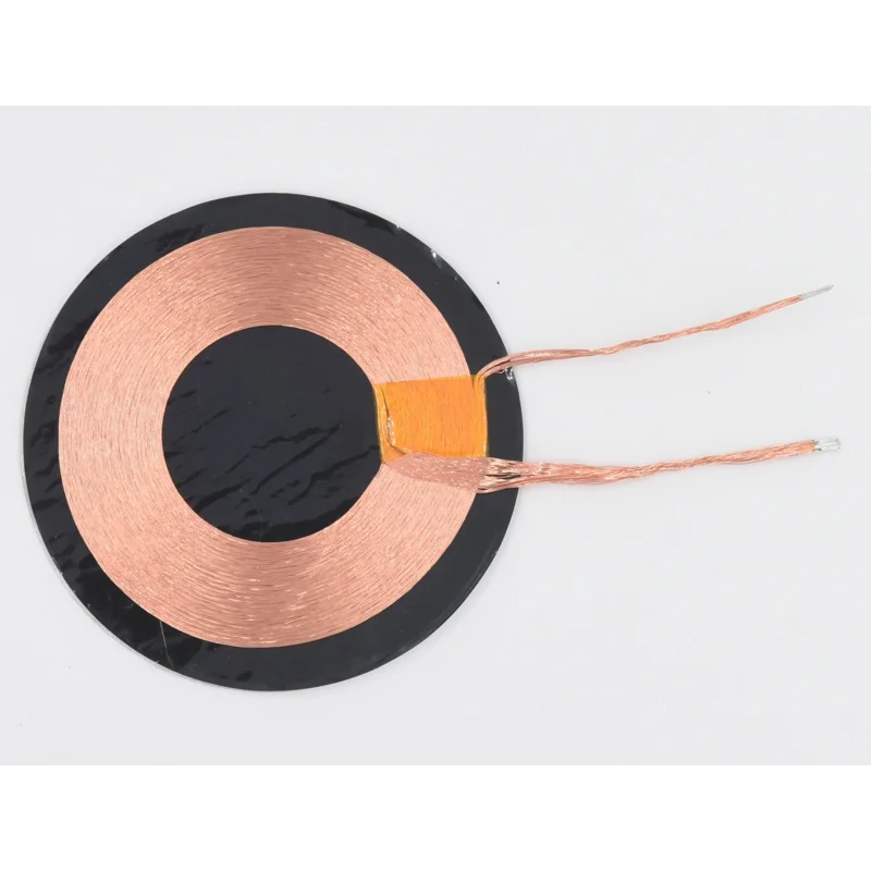 Катушка источника питания для беспроводной зарядки 10uh50mm с магнитным сепаратором