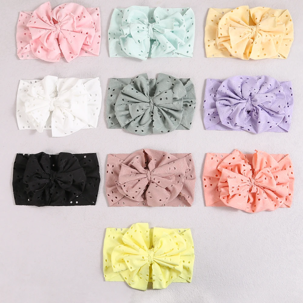 baby stroller mosquito net Baby Girl Elastic Nylon Headband Cute Bowknot Cable Knit Baby Headbands Newborn Girl Hair Accessories Infant Children Hairband Baby Accessories luxury	