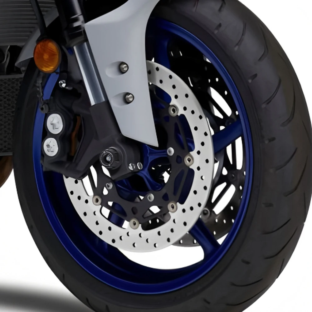 Фото Для Yamaha MT10 R1 R1M FZ-10 MT-10 SP 2015-2025: Защитные слайдеры передней и задней оси, протекторы вилки, защита колесных дисков от столкновений для мотоциклов №3
