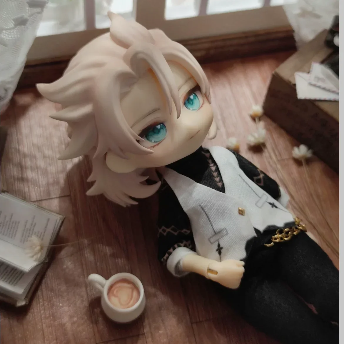 Albedo Ob11 кукла волосы костюмы для лица P10 P9 размер ручной работы водная наклейка